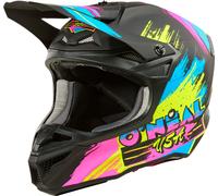 Casco MX O'Neal 5Srs Polyacrylite Reseda Negro/NeónXXL Negro,Neón