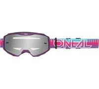 Oneal B-10 STRIPED Mirrored Gafas de motocross, rosa