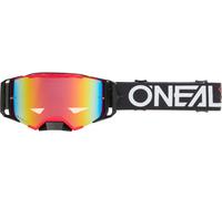 Oneal B-33 HEXA Radium Gafas de motocross, negro/rojo