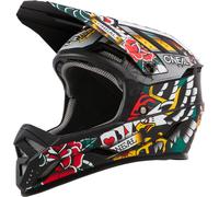 Oneal Backflip Inked Multi Casco de descenso, multicolor, tamaño L para Hombres