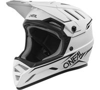Oneal Backflip Solid Casco cuesta abajo, Blanco mate, Talla XXL (63/64)