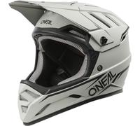 Oneal Backflip Solid Casco cuesta abajo, Grey matt, Talla L (59/60)