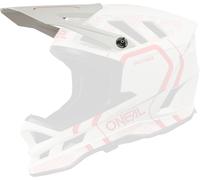 Oneal Blade Polyacrylite Strike Casco Pico, blanco-rojo para Hombres