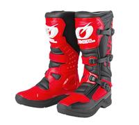 O'NEAL | Botas de Motocross | Moto Enduro | Protección interior de tobillo, pie y zona de cambio, forro perforado | Botas RSX | Adulto | Rojo | Talla 43