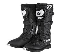 O'NEAL | Botas de Motocross | Motocicleta de Enduro | Confort gracias a la plantilla de aire, cuatro hebillas | Botas Rider Pro | Adulto | Negro | Talla 47