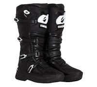O'NEAL | Botas de Motocross | Motocicleta de Enduro | Suela antideslizante para un máximo agarre, zona del talón con forma ergonómica, forro perforado | Bota RMX EU | Adulto | Negro | Talla 41