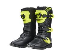 Oneal Rider Neon Yellow Botas de Motocross Juvenil, negro/amarillo neón, Talla 30
