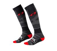 O'Neal | Calcetines de motocross | MTB Downhill Freeride | Absorción del sudor, zona del talón y de la suela reforzada | Calcetines Pro MX COVERT| Unisex | Adulto | Gris antracita | Talla única