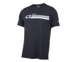 O'NEAL | Camisa Mountain Bike | MTB Mountain Bike DH Downhill FR Freeride | Material Transpirable, Secado rápido, Antibacteriano | Slickrock Jersey V.22 | Adulto | Negro Gris | Talla L