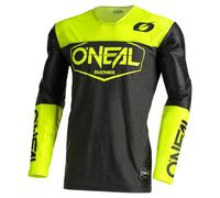 Oneal Mayhem Hexx V.22 Maillot de Motocross, negro-amarillo, tamaño S para Hombres