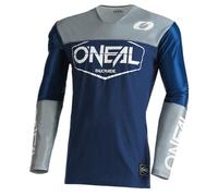 Oneal Mayhem Hexx V.22 Maillot de Motocross, gris-azul, tamaño XL para Hombres