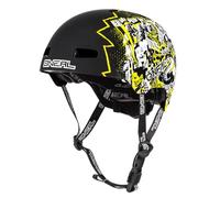 O'NEAL | Casco de Bicicleta de montaña | EN All-Mountain | Ventilación y refrigeración, Sistema de Ajuste de Talla, tecnología Zone Flex | Casco Dirt Lid ZF Rift | Adulto | Amarillo neón | Talla M/L