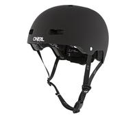 O'NEAL | Casco de Bicicleta de montaña | Enduro All-Mountain | Ventilación y refrigeración, Sistema de Ajuste de Talla, tecnología Zone Flex | Casco Dirt Lid ZF Solid | Adulto | Negro | Talla M L