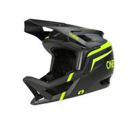 O'NEAL | Casco de Bicicleta de montaña | Enduro MTB DH FR | Aberturas de ventilación Que facilitan la respiración, IPX® ACells | Casco de transición Flash V.23 | Adulto | Negro Amarillo neón | L