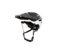 O'NEAL | Casco de Bicicleta de montaña | Enduro Trail Downhill | Forro Que Absorbe el Sudor, Cumple con la Norma de Seguridad EN1078 | Casco Pike Solid | Adulto | Negro Blanco | Talla L/XL