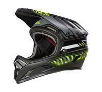 O'NEAL | Casco de ciclismo de montaña | MTB | Aberturas de ventilación para el flujo de aire y la refrigeración, carcasa exterior de ABS | Casco Backflip ECLIPSE V.23 | Adulto | Gris amarillo neón | S