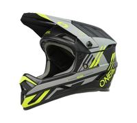 O'NEAL | Casco de Ciclismo de montaña | MTB | Aberturas de ventilación para el Flujo de Aire y la refrigeración, Carcasa Exterior de ABS | Casco Backflip Strike V.23 | Adulto | Negro neón | XXL