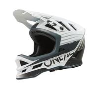 O'NEAL | Casco de Ciclismo de montaña | MX MTB | Aberturas de ventilación para el Flujo de Aire y refrigeración, Carcasa Exterior de ABS | Casco Fury Ride V.22 | Adulto | Negro/Petróleo | Talla XS