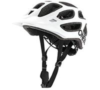 O'NEAL | Casco de Ciclismo Mountain Bike | MTB Downhill Freeride | Casco All-Mountain/Enduro, Ajuste | Casco Thunderball Solid | Adulto | Blanco | Talla M/57-XL/61
