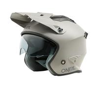 O'NEAL | Casco de Moto Enduro Adventure Street | Normas de Seguridad ECE 22.05, Carcasa ABS, Visera Solar integrada | Casco Volt Solid V.24 | Adulto | Negro | Talla XL