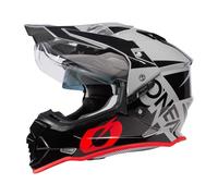 O'NEAL | Casco de Motocicleta | Motocicleta de Enduro | Aberturas de ventilación para un máximo Flujo de Aire y refrigeración, Carcasa de ABS | Casco Sierra Crank V.23 | Adulto | Multi | Talla L