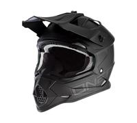 O'NEAL | Casco de Motocross | MX | Carcasa de ABS, Norma de Seguridad ECE 22.06, Aberturas de ventilación para una refrigeración óptima | Casco 2SRS Flat V.23 | Adulto | Negro | Talla XL (61/62 cm)