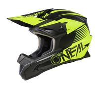 O'NEAL | Casco de Motocross | MX Enduro | Carcasa de ABS, forro de confort, rejillas de ventilación para una óptima refrigeración | Casco 1SRS STREAM V.23 | Adulto | Negro Amarillo Neón | S (55/56 cm)