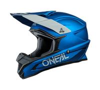 O'NEAL | Casco de Motocross | MX Enduro Motocicleta | Carcasa ABS, Norma de Seguridad ECE 2205, Ventilación para una óptima ventilación y refrigeración | Casco 1SRS Solid | Adultos | Azul | Talla XL