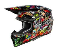 O'NEAL | Casco de Motocross | MX Enduro | Shell ABS, Estándar de Seguridad ECE 22.05., Ventilación para una óptima ventilación y refrigeración | 3SRS Helmet Crank 2.0 | Adult | Multi | Talla XL