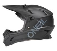 O'NEAL | Casco de Bicicleta de montaña | MTB Downhill | Aberturas de ventilación para Flujo de Aire y refrigeración, Carcasa Exterior de ABS | Casco SONUS Solid | Adulto | Negro | Talla XL