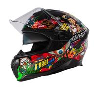 Oneal Challenger Crank Casco, negro-multicolor, tamaño M