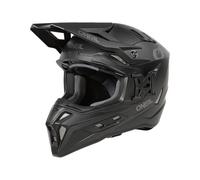 O'NEAL | Casco Motocross | MX Enduro | Carcasa ABS, Forro Confort, Aberturas para una ventilación y refrigeración óptimas | Casco EX-SRS Solid V.24 | Adulto | Negro | Talla M