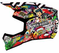 O'NEAL | Casco Motocross | MX Enduro | Carcasa ABS, Norma de Seguridad ECE 22.06, Aberturas de ventilación para una refrigeración óptima | Casco Juvenil 3SRS Crank V.24 | Juvenil | Multi | Talla M