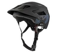 O'NEAL | Casco para Bicicleta de montaña | All-Mountain | Aperturas de ventilación para refrigeración, Norma de Seguridad EN1078 | Casco Defender Solid | Adultos | Negro | Talla XS/M