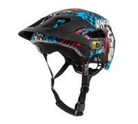 O'NEAL | Casco para Bicicleta de montaña | Enduro All-Mountain | Rejillas de ventilación, Almohadillas Lavables, Norma de Seguridad EN1078 | Casco Defender Wild | Adultos | Multi | Talla XS/M