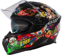 Oneal Challenger Crank Casco, negro-multicolor, tamaño S para Hombres