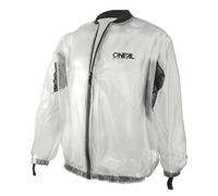 O'NEAL | Chaqueta de moto de montaña | MTB Mountain Bike DH Downhill FR Freeride | Insertos de malla impermeable y transparente | Chaqueta de lluvia Splash | Adultos | Transparente | Talla S