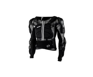 O'NEAL | Chaqueta protectora | MX Enduro | Bandas elásticas ajustables, material IPX de alto impacto, paneles de refrigeración de malla | Chaqueta protectora Underdog Youth | Niños | Negro | Talla S