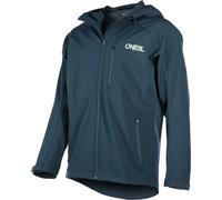 Oneal Cyclone Soft Shell Chaqueta de lluvia, azul, tamaño L para Hombres