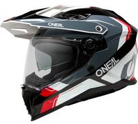 ONeal D-SRS, casco de aventura XXL female Negro/Blanco/Rojo