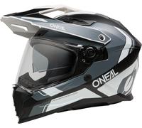 Oneal D-SRS NOMAD Casco de Enduro, Blanco/negro/gris, Talla L (59/60)