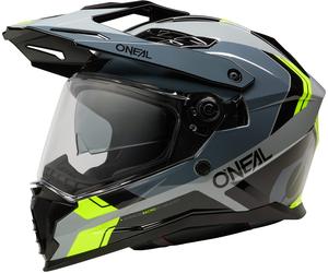 Oneal D-SRS NOMAD Casco de Enduro, negro/gris/amarillo, Talla S (55/56)