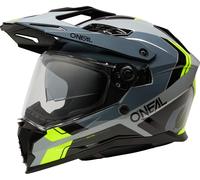Oneal D-SRS NOMAD Casco de Enduro, negro/gris/amarillo, Talla XS (53/54)