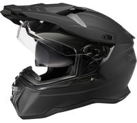O'Neal Casco moto D-SRS Solid – Visera integrada, Pinlock, Bluetooth – Negro Mate Talla S