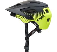O'NEAL | Casco Enduro MTB | Aberturas de ventilación para refrigeración, Almohadillas Lavables, Norma de Seguridad EN1078 | Casco Defender Grill V.22 | Adulto | Negro Amarillo Neón | Talla L-XL