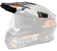 Oneal DSeries Square Pico del casco, negro/rojo, Talla única