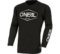 Oneal Element Cotton Hexx V.22 Maillot de Motocross, negro-blanco, tamaño M para Hombres