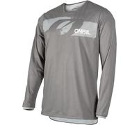 Oneal Element FR Hybrid V.24 Maillot de bicicleta, gris, tamaño M para Hombres