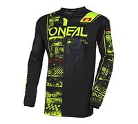 O'Neal Element Jersey Attack V23 Camisa, Negro/Neón, L para Hombre