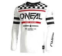O'Neal Element Jersey SUÉTER, Unisex-Adult, Blanco/Negro, L